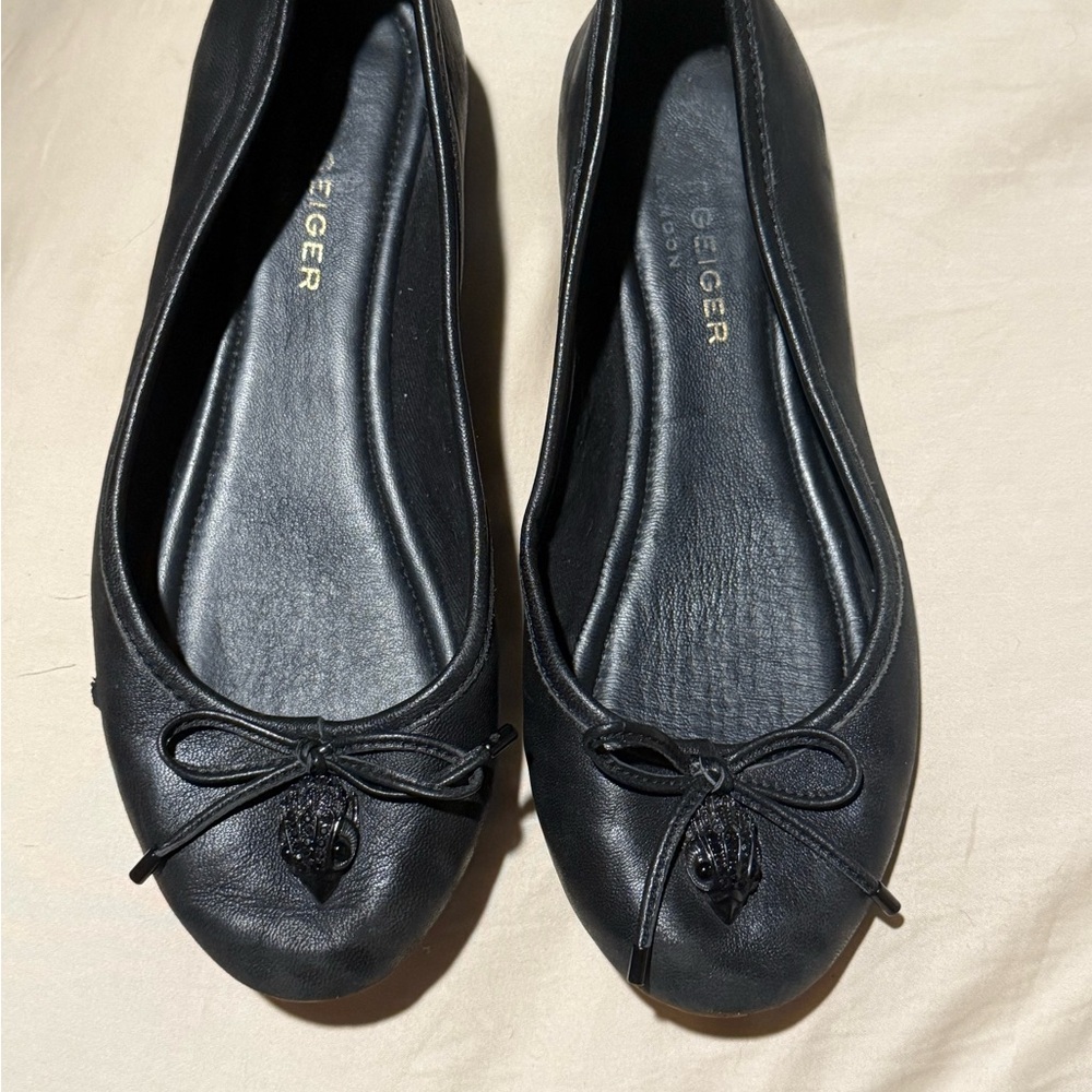 Kurt Geiger Black Leather Loafers